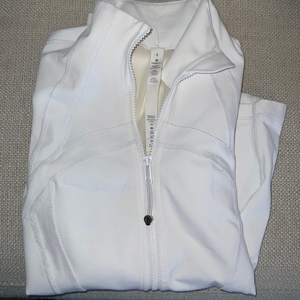 Lululemon White Define Jacket